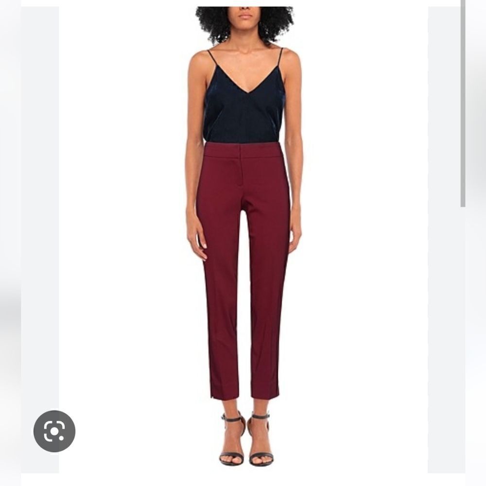 Michael Kors Burgundy Cropped Pants Size 18W